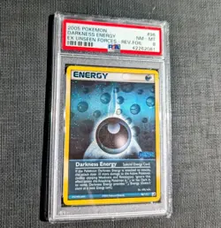 PSA 8 Pokemon Darkness Energy EX Unseen Forces Reverse Holo Rare #96 (Read Desc) - Image 1
