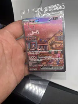 Mew ex SVP 053 Pokemon TCG Scarlet & Violet 151 Black Star Promo Full Art SEALED - Image 2
