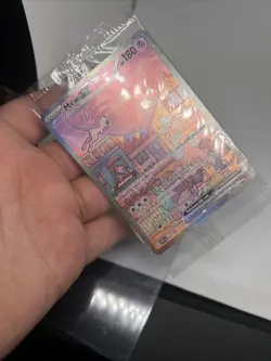 Mew ex SVP 053 Pokemon TCG Scarlet & Violet 151 Black Star Promo Full Art SEALED - Image 3