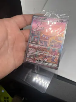 Mew ex SVP 053 Pokemon TCG Scarlet & Violet 151 Black Star Promo Full Art SEALED - Image 4