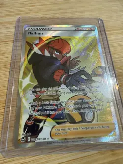 Pokemon TCG Raihan TG27/TG30 Silver Tempest Full Art Trainer Near Mint Condition - Image 2