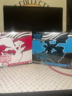 Pokemon Black Bolt & White Flare Elite Trainer Box ETB Set of 2 Both - Image 1