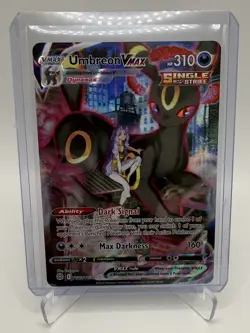 2022 Pokemon TCG - Umbreon VMAX #TG23/TG30 Brilliant Stars Trainer Gallery Holo - Image 3