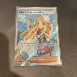 Pokemon TCG Lillie's Determination Full Art 169/132 Mega Evolution Near Mint - Image 1