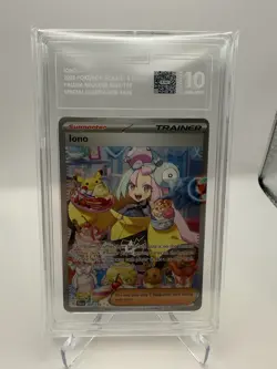 2023 Pokemon Paldea Evolved Iono Special Illustration #269 - TAG 10 - Image 3