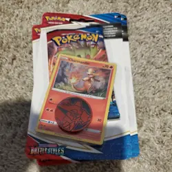 Pokemon TCG Sword & Shield Battle Styles Blister Pack Charmander Pack - Image 1