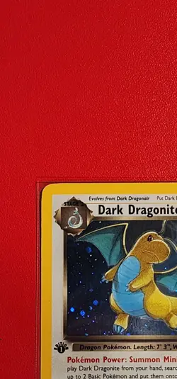 1st Edition Dark Dragonite 5/82 Holo Rare Team Rocket 2000 Pokemon GRADE WORTHY! - Image 2