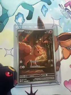 Pokemon Mega Evolution Vulpix IR 138/132 NM Pack Fresh English - In Hand - Image 1