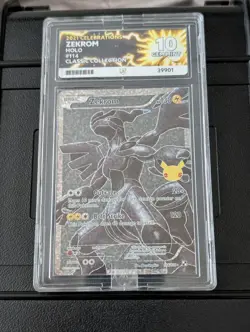 Pokemon Zekrom 114/114 Celebrations ACE Graded Gem Mint 10 - Image 1