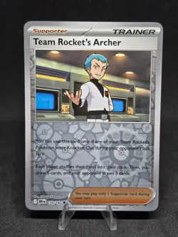 Pokemon TCG Team Rocket's Archer 170/182 Sv10: Destined Rivals Reverse Holo NM - Image 1