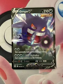 Gengar V 156/264 Pokemon TCG Ultra Rare SWSH08: Fusion Strike Near Mint - Image 1