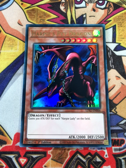 Harpie's Pet Dragon *GOLD* lds2-en066 1st Edition (NM+) Ultra Rare Yu-Gi-Oh! - Image 1