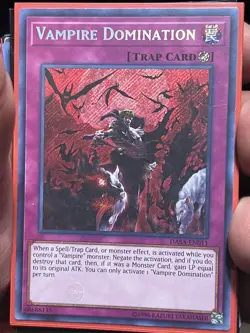 Yu-Gi-Oh - Vampire Domination - DASA-EN011 - Secret Rare - Near Mint - Image 1