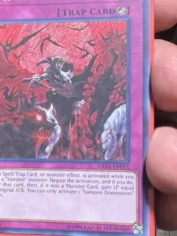 Yu-Gi-Oh - Vampire Domination - DASA-EN011 - Secret Rare - Near Mint - Image 2