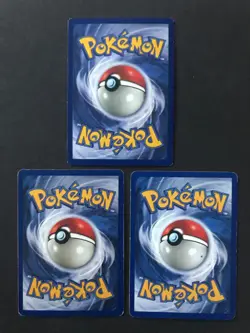 3 X Base Set Kanto Starters Pokemon Cards Charmander Bulbasaur Squirtle PL LP - Image 2