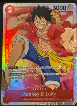 OP01-024 Monkey.D.Luffy SR English One Piece Card Game Romance Dawn - Image 1