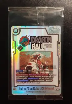 Bulma/Son Goku: Childhood 40th Anniversary Winner Card SB01-057 Dragon Ball - Image 1
