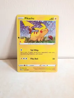 Pikachu Pokemon Promo Card SWSH039. - Image 2