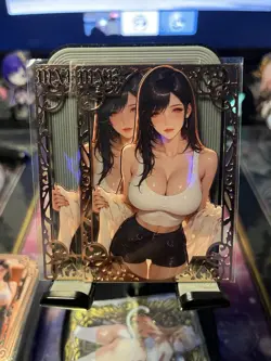 Goddess Story Metal Card Serialized Anime Waifu Tifa Lockheart - Image 1