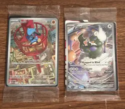 POKEMON SEALED Mega RIOLU 010 & White Flare TORNADUS 210 Black Star Promo Cards - Image 2