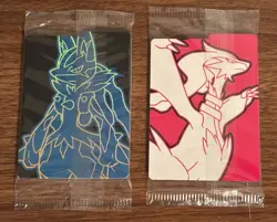 POKEMON SEALED Mega RIOLU 010 & White Flare TORNADUS 210 Black Star Promo Cards - Image 3