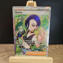 Perrin 209/167 Twilight Masquerade Pokemon Card Full Art Trainer Double Rare ENG - Image 1