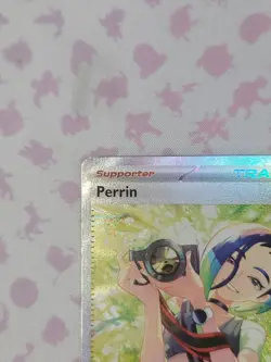 Pokemon TCG Perrin Card 220/167 Twilight Masquerade Special Illustration Rare - Image 3
