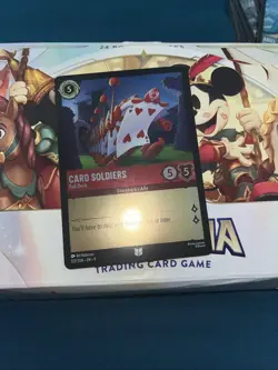 Disney Lorcana Fabled Card Soldiers 122/204 EN 9 Cold Foil Alice In Wonderland - Image 1