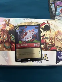 Disney Lorcana Fabled Card Soldiers 122/204 EN 9 Cold Foil Alice In Wonderland - Image 2