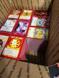 3900 + Seance Bulk Cards 10 Boxes Loaded All Non Holo With Rares Almost 15 Lbs - Image 1