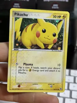 Pikachu 74/112 EX FireRed LeafGreen 2004 Reverse Holo Pokemon Card TCG - Image 3