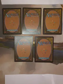 Foil Basic Land Forest x5 lot MTG Magic the Gathering These 5 - Image 2