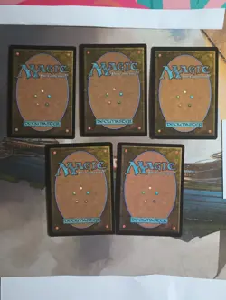 Foil Basic Land Forest x5 lot MTG Magic the Gathering These 5 - Image 2