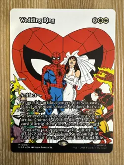 MTG - Wedding Ring - Borderless - Marvels Spiderman - Non Foil - NM - Image 1
