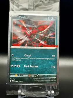 Sealed Yveltal 088/132 Reverse Holo Mega Evolution Pokemon GAMESTOP PROMO - Image 1