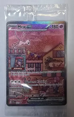 Pokemon MEW EX SVP 053 Scarlet Violet 151 Black Star Promo SEALED FREE SHIP! - Image 1