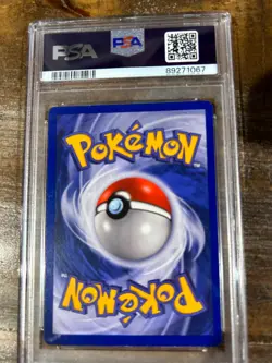 POKEMON 2000 Promo ZAPDOS Black Star Aoki Error #23 PSA 9 Mint RARE - Image 2