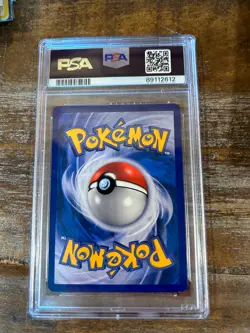 POKEMON 2000 League Black Star Promo TEAM ROCKET'S MEOWTH #18 PSA 9 Mint - Image 2
