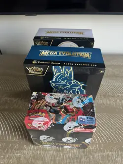 Pokemon Center Mega Evolutions ETB Set & Booster Box - Image 2