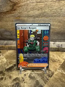 Lt. Surge's Bargain SIR Mega Evolution 185/132 Pokemon TCG NM - Image 1