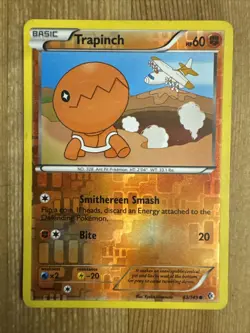 Pokemon TCG Trapinch Boundaries Crossed 83/149 Reverse Holo Common HP - Image 1