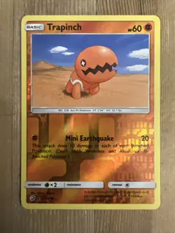 Pokemon TCG Trapinch Dragon Majesty 32/70 Reverse Holo Common NM - Image 1