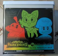 Scarlet and Violet Paldea Evolved POKEMON CENTER ETB New- SEALED - Image 1
