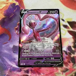 Pokemon Enamorus V Ultra Rare Crimp Cut Error - Image 1
