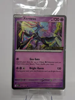 Pokemon Mega Evolution Xerneas Best Buy Stamped Promo Sealed 064/132 - Image 1