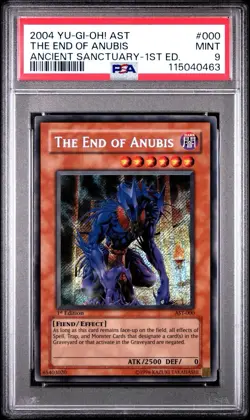 2004 Yu-Gi-Oh! The End of Anubis Ancient Sanctuary AST 1st Edition Secret PSA 9 - Image 1