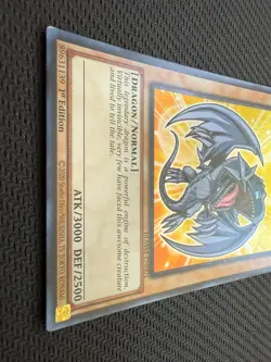 Blue-Eyes White Dragon BLMM-EN001 (Chibi Art) 1st Edition Secret Rare Yu-Gi-Oh! - Image 2