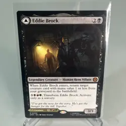 MTG Magic 0055 Eddie Brock Venom Lethal Protector Mythic Card Spider Man - Image 2
