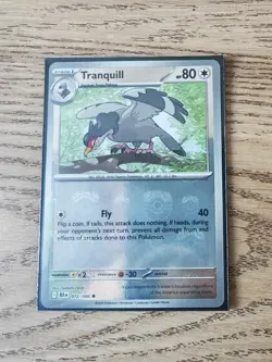 072/086 Tranquill : (Master Ball Holo) Card : SV-10.5 Black Bolt : Pokemon TCG - Image 1