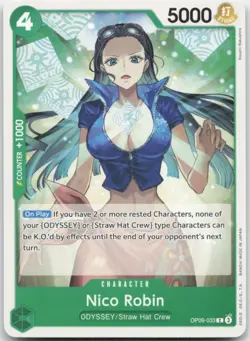 Nico Robin (033) Emperors in the New World OP09-033 One Piece Card NM - Image 1